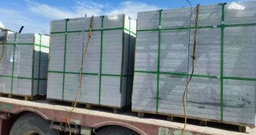 镇江 芝麻白花岗岩地铺石装车日常