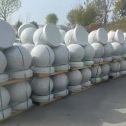 镇江 白麻花岗岩石材圆球，石球，挡车球，隔离球，景观石球，风水球等