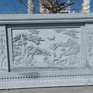 镇江 芝麻白大型照壁，屏风，影壁