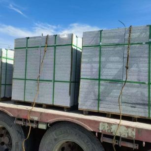 镇江 芝麻白花岗岩地铺石装车日常