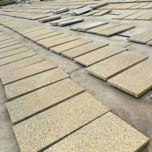 镇江 黄金麻荔枝地铺石面排板