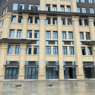 镇江 黄金麻花岗岩荔枝面小区外墙干挂