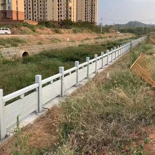 镇江 白麻河道栏杆效果展示图