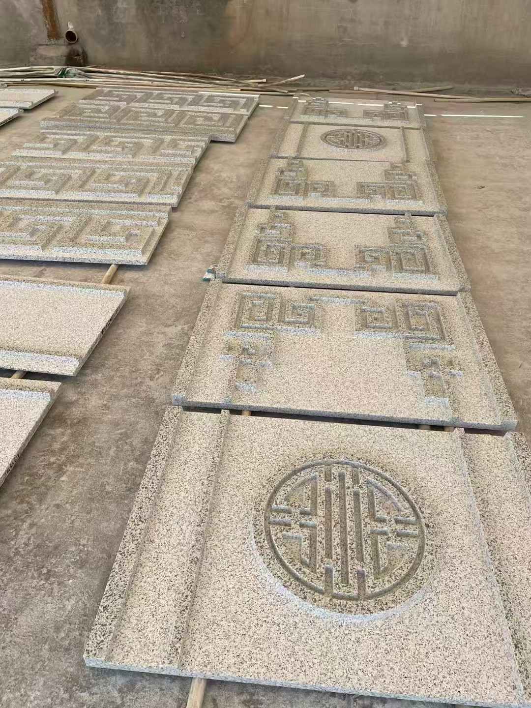 镇江 白麻花岗岩外墙立面雕刻板