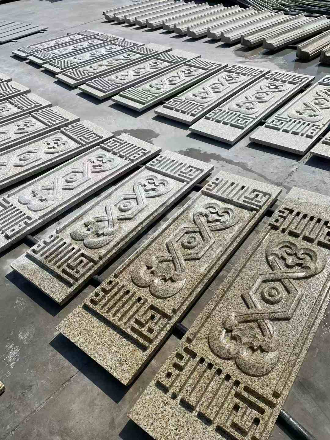 镇江 黄金麻花岗岩外墙雕刻板