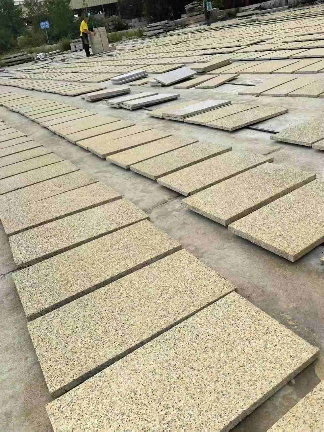 镇江 黄金麻荔枝地铺石面排板