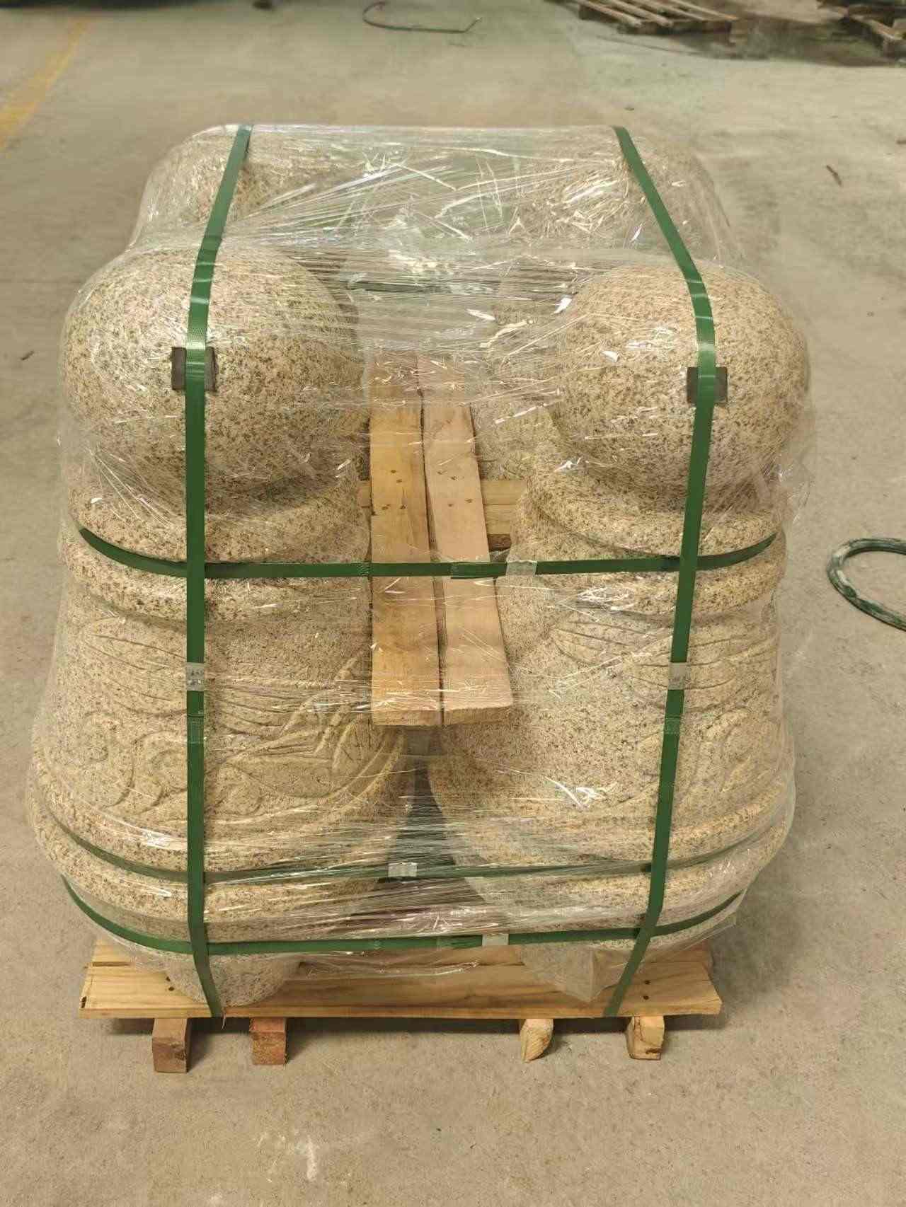 镇江 黄金麻异形定制雕花——棒棒糖挡车柱