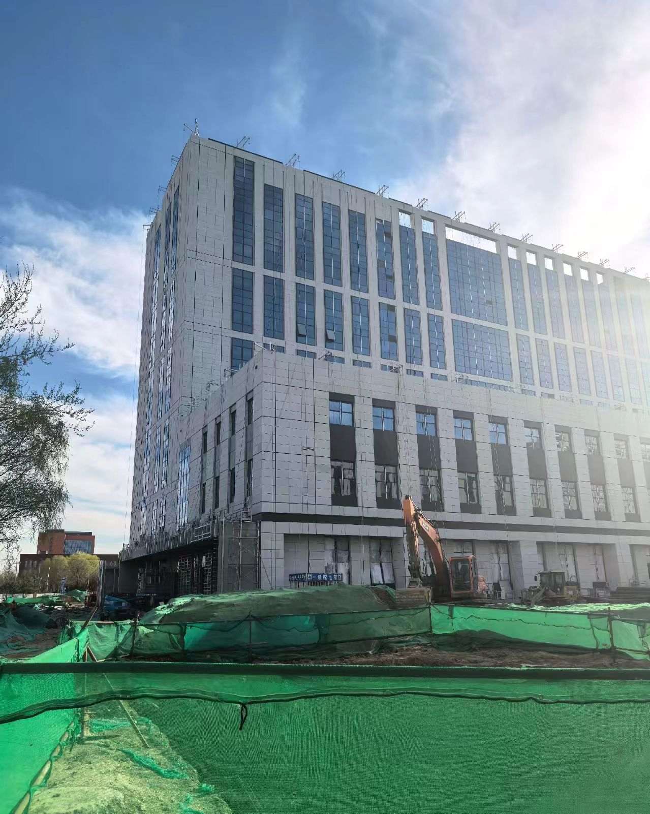 镇江 白麻花岗岩石材外墙干挂