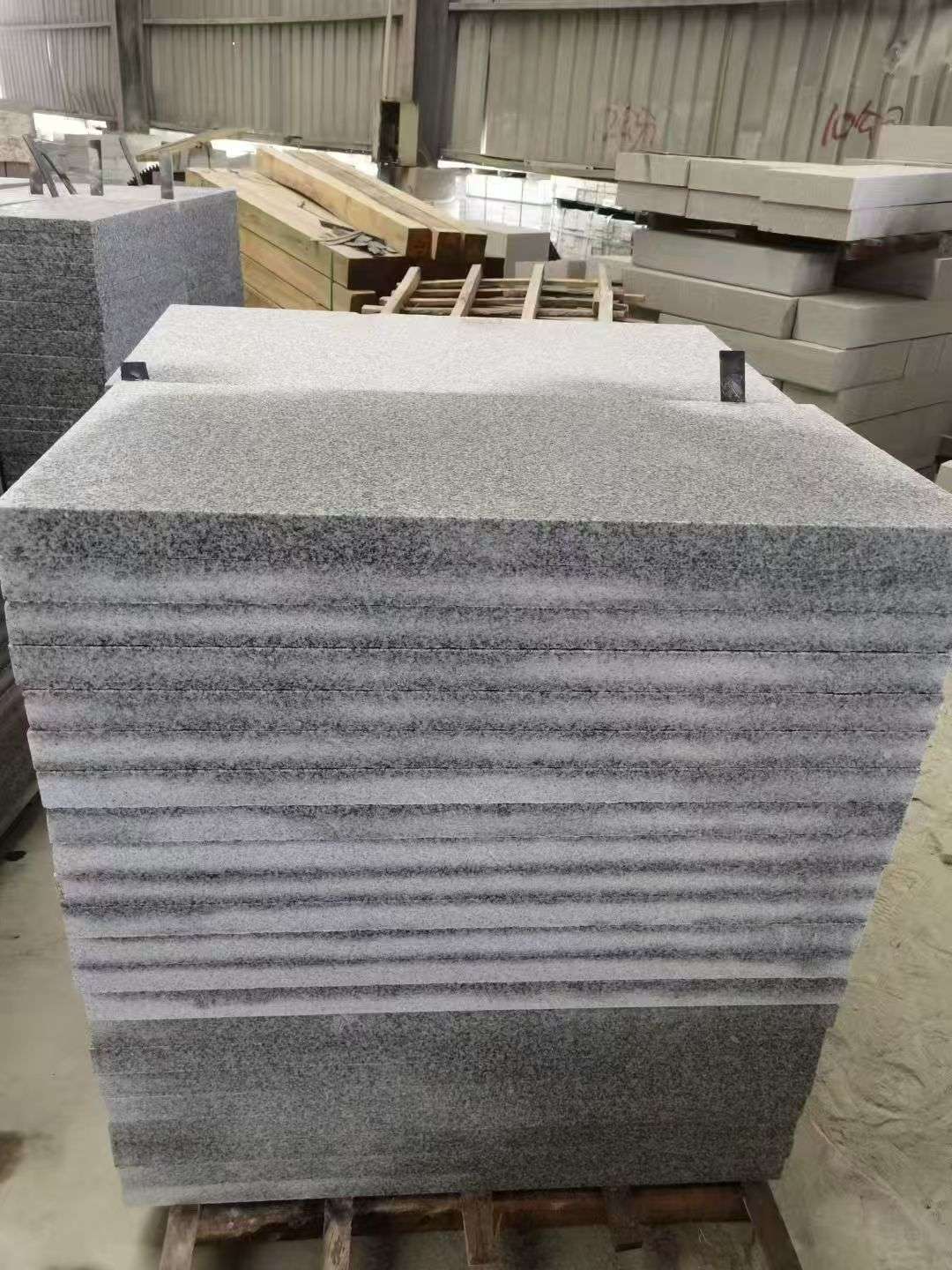 镇江 芝麻白5公分火烧地铺成品，900*400，规格可定制