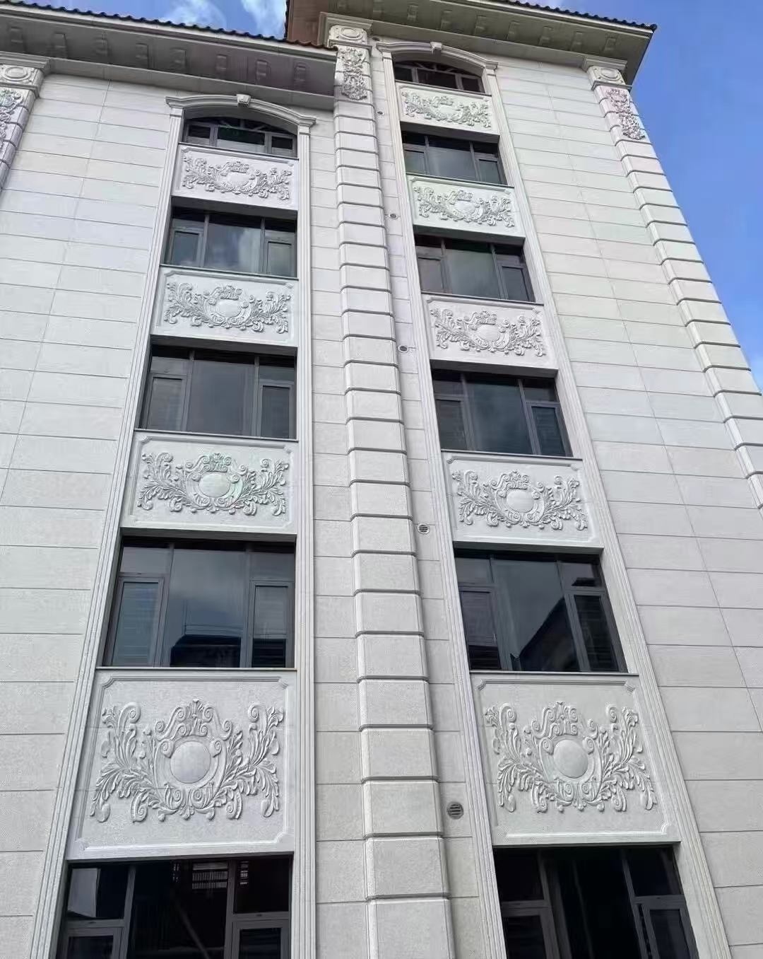 镇江 白麻荔枝面花岗岩别墅外墙干挂