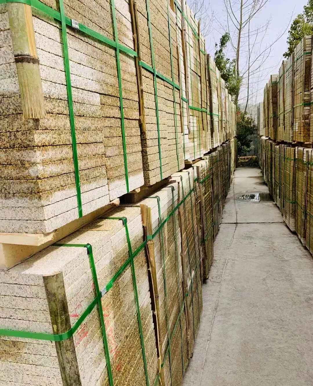 镇江 黄金麻花岗岩荔枝面地铺石